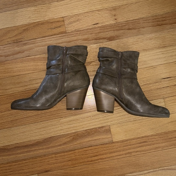 A2 By Aerosoles Brown Invitation Ankle Boots Sz Women's 9 - Picture 3 of 11